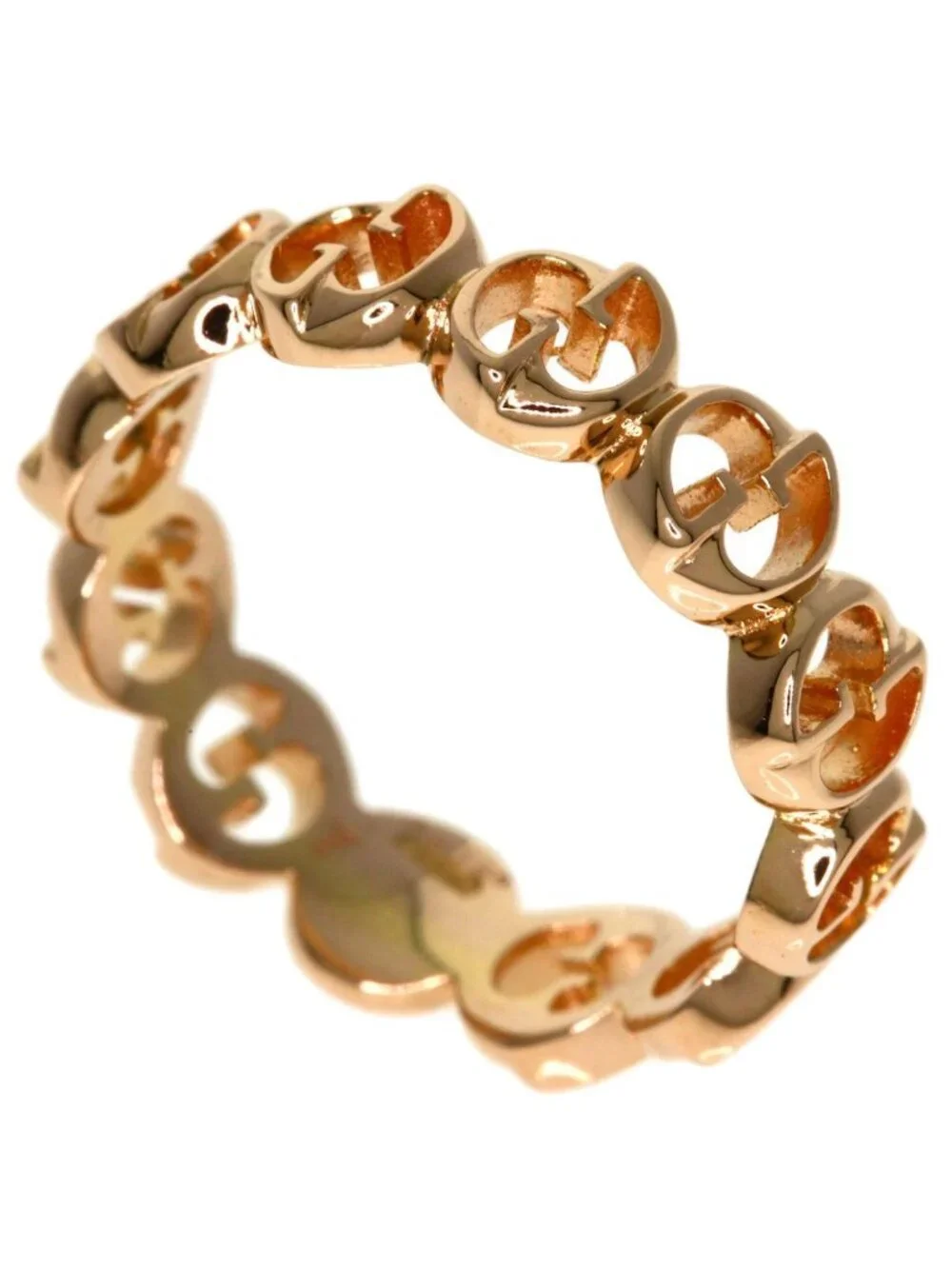 Gucci Interlocking G Ring 18K Pink Gold